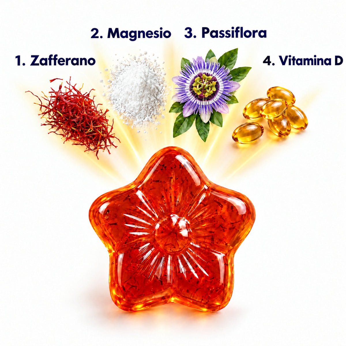 Caramelle gommose allo zafferano Nordian