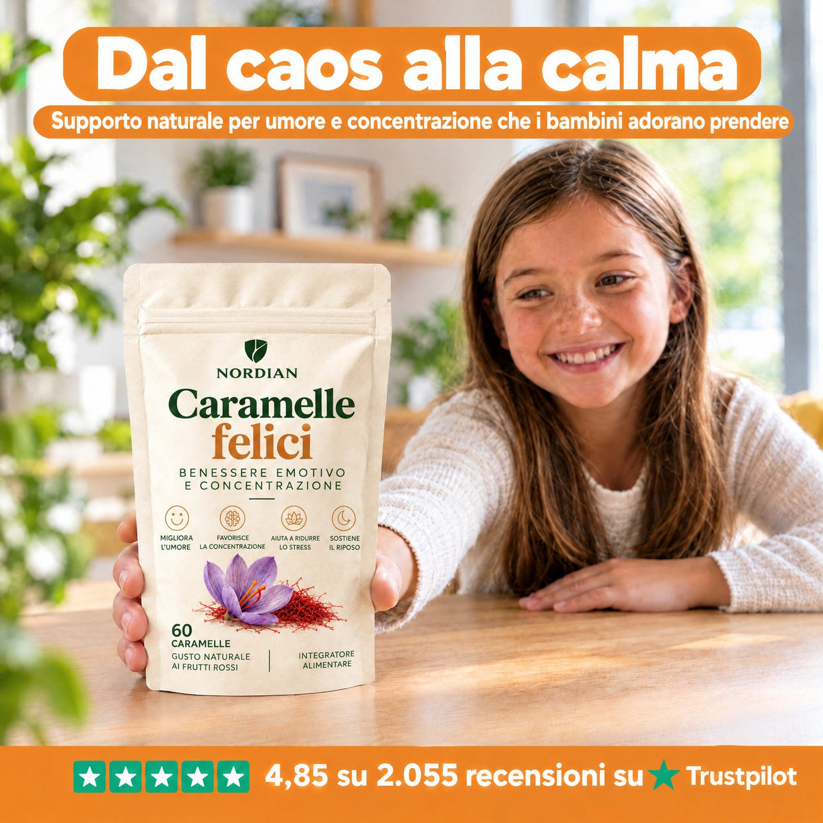 Caramelle gommose allo zafferano Nordian
