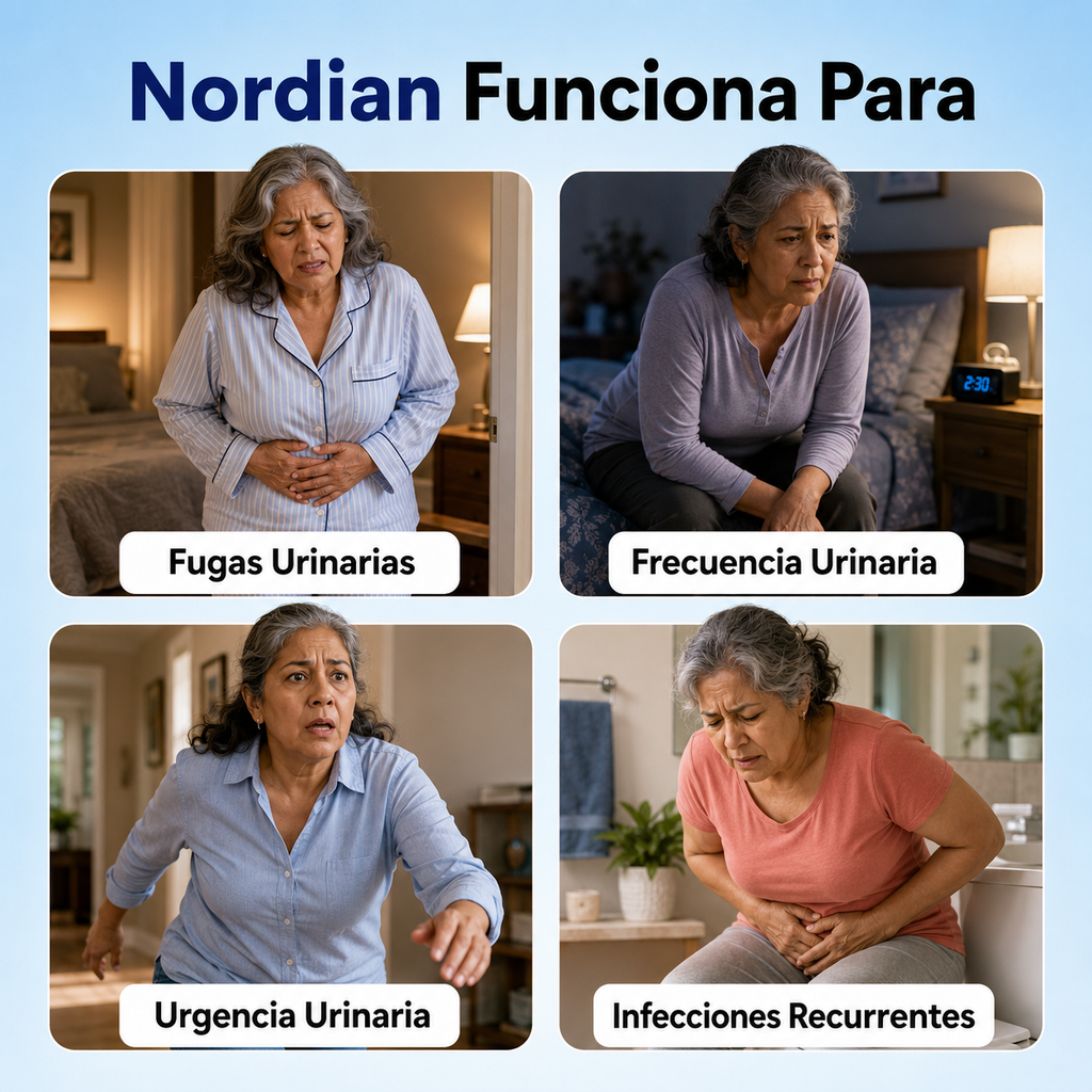 NordiControl - Reduce fugas, urgencia y visitas nocturnas al baño