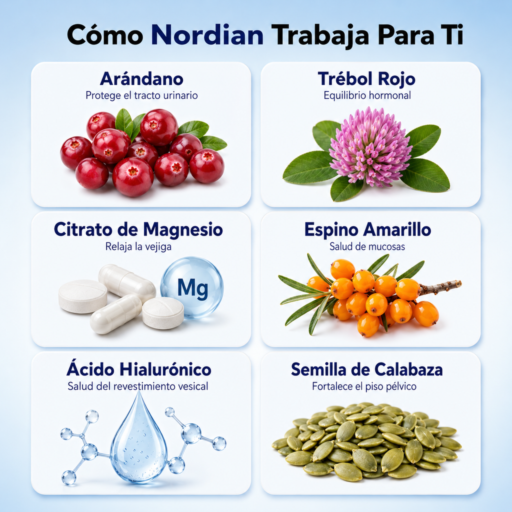 NordiControl - Reduce fugas, urgencia y visitas nocturnas al baño