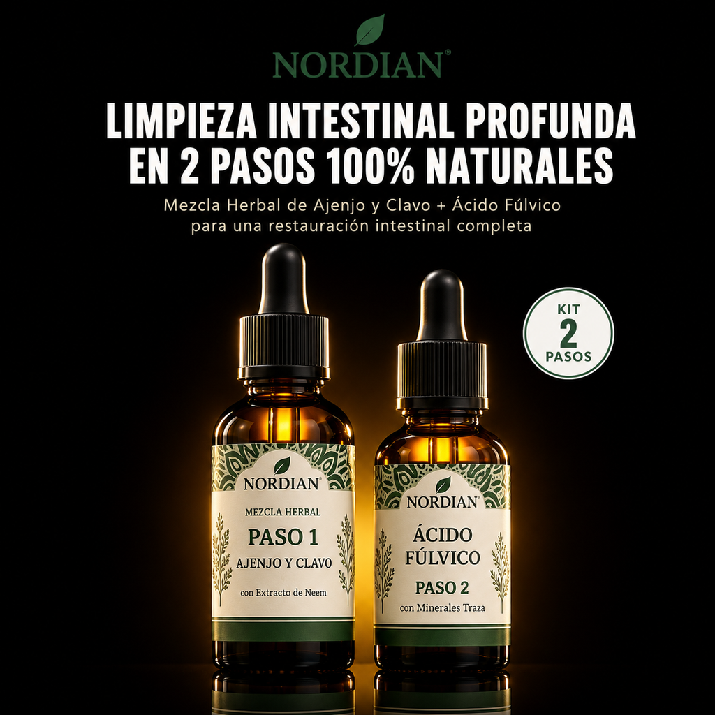 Nordian Limpieza Intestinal — Kit 2 Pasos