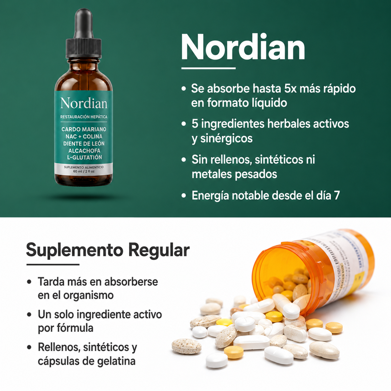 Nordian Soporte Completo para el Hígado