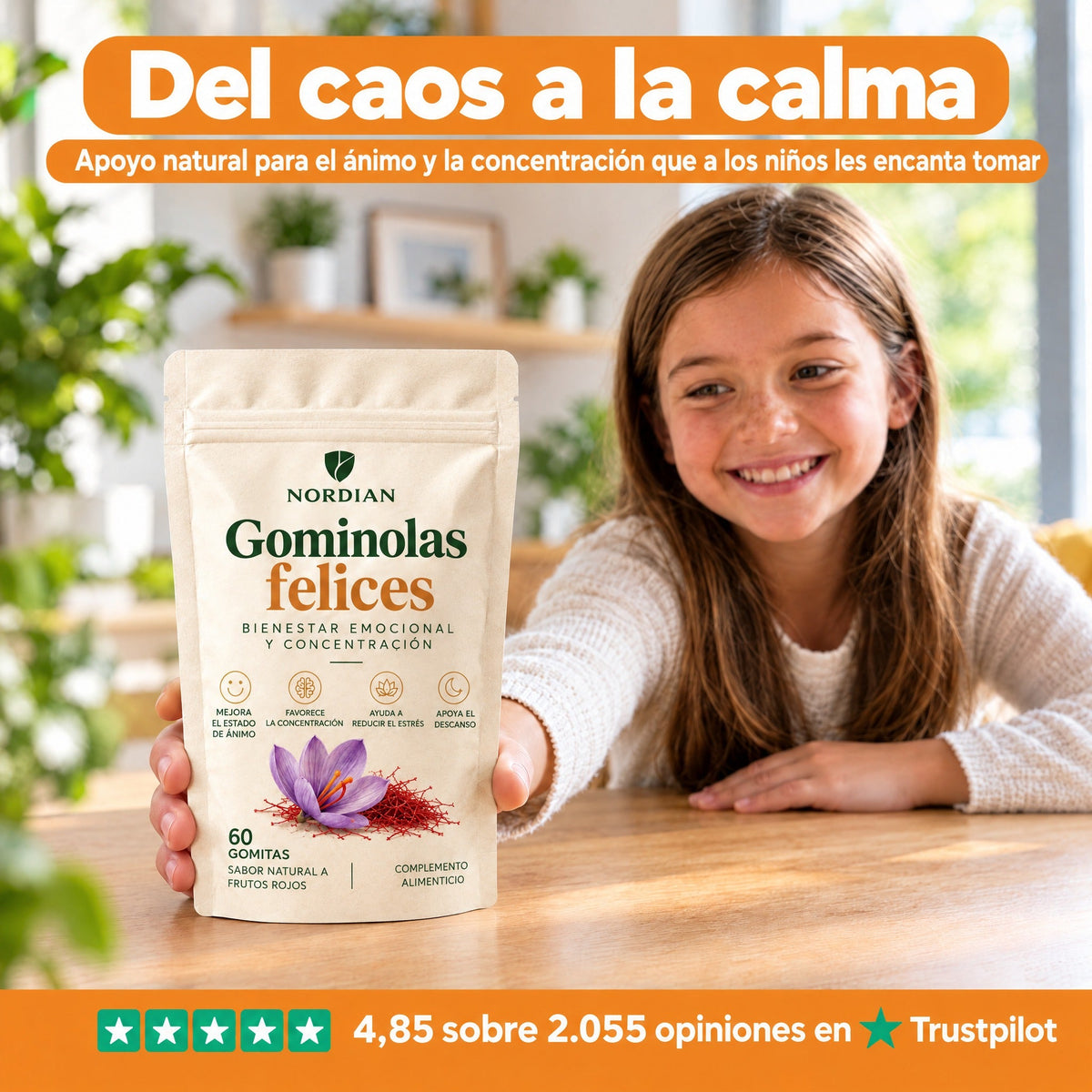 Gominolas de azafrán Nordian